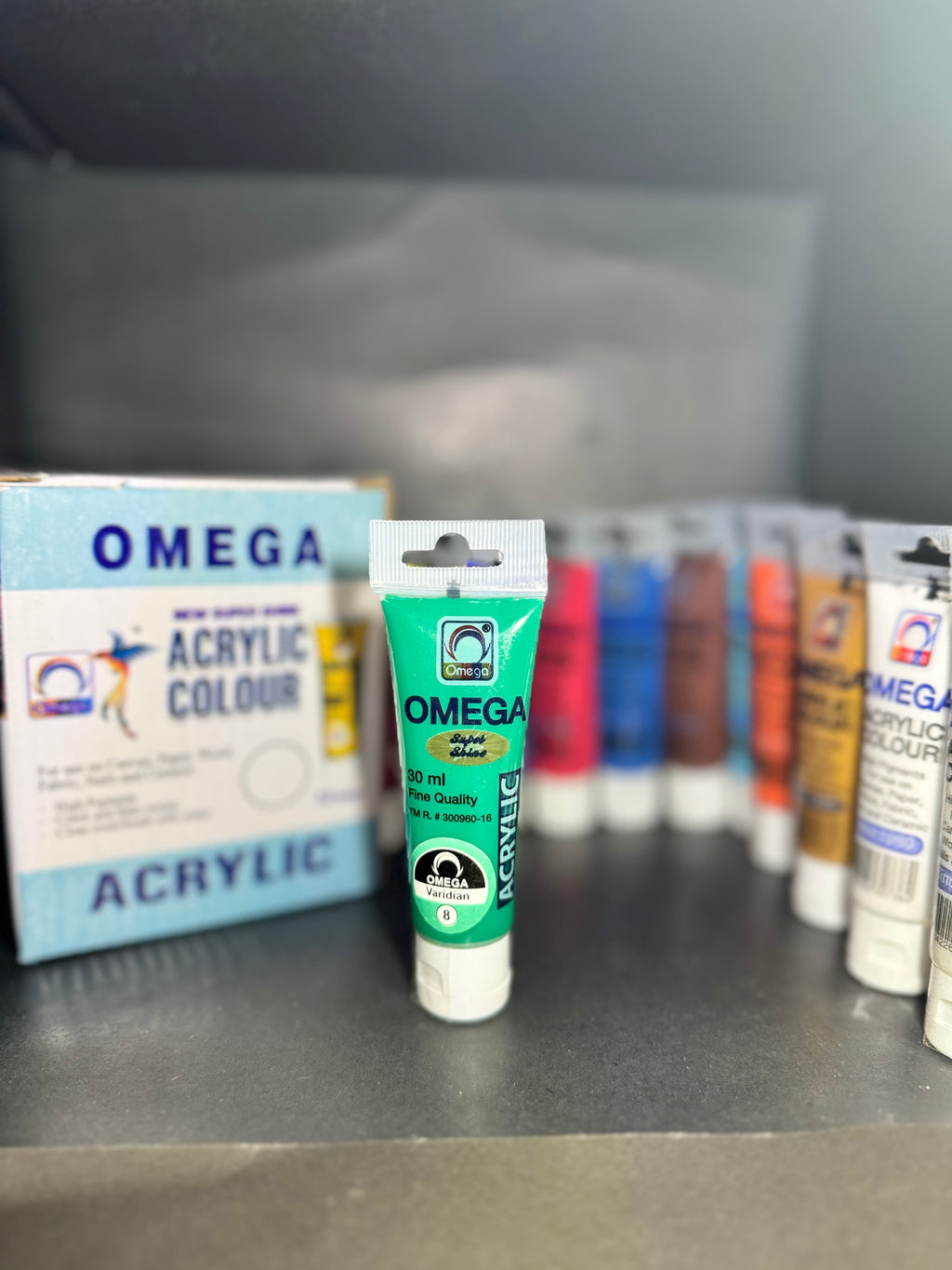 Omega Acrylic Color – Single Tube, 30 mL