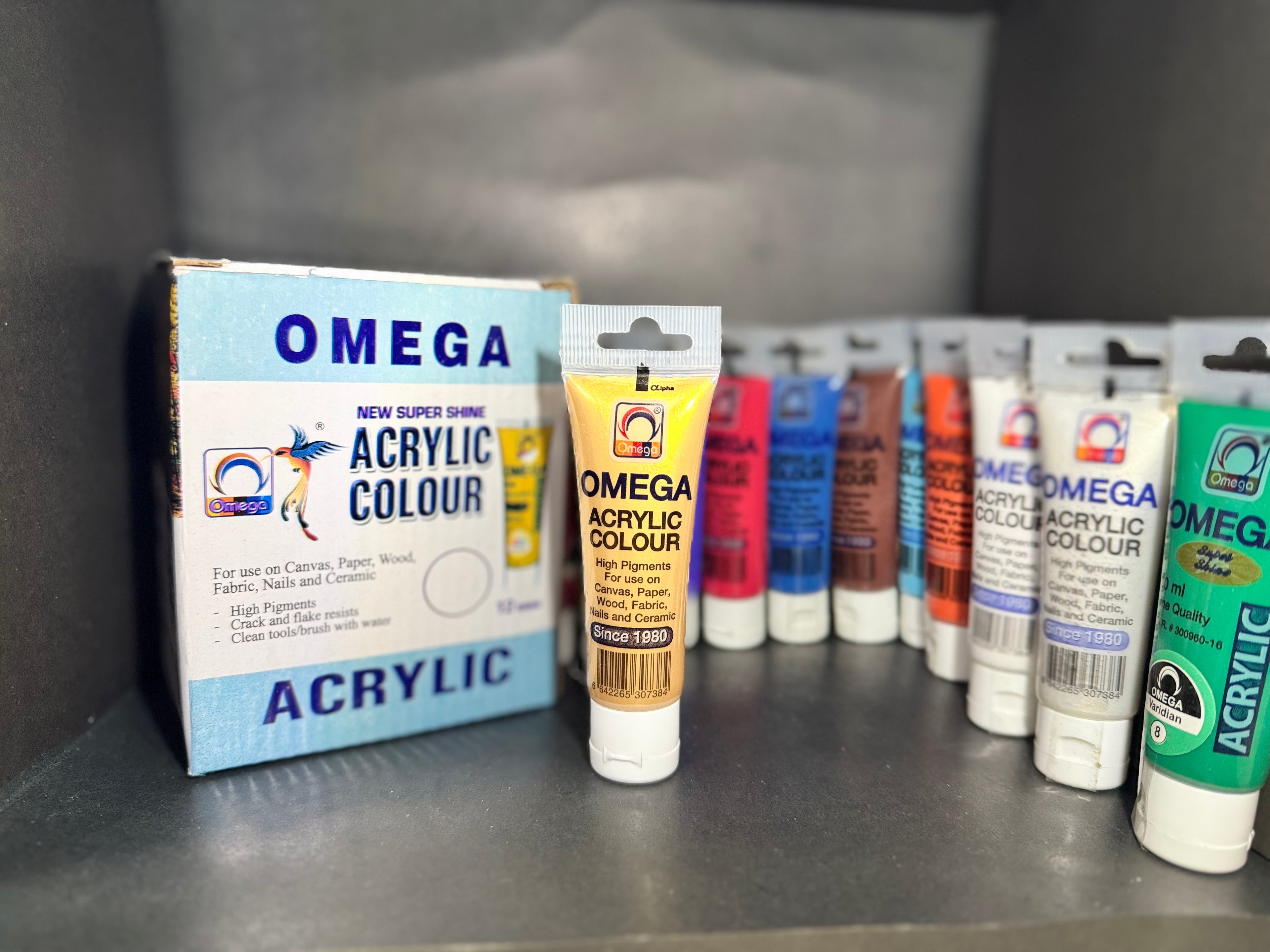 Omega Acrylic Color – Single Tube, 30 mL