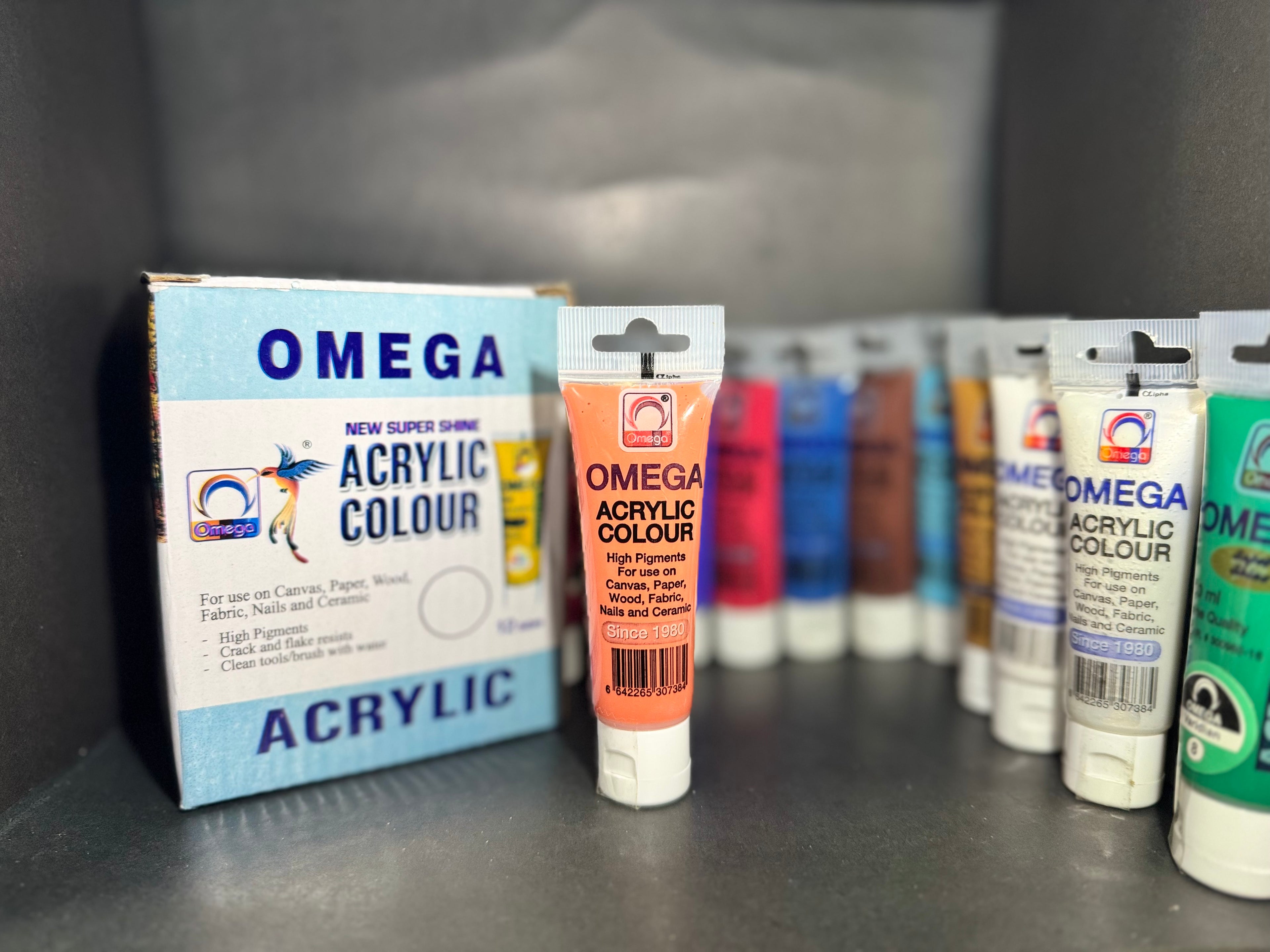 Omega Acrylic Color – Single Tube, 30 mL