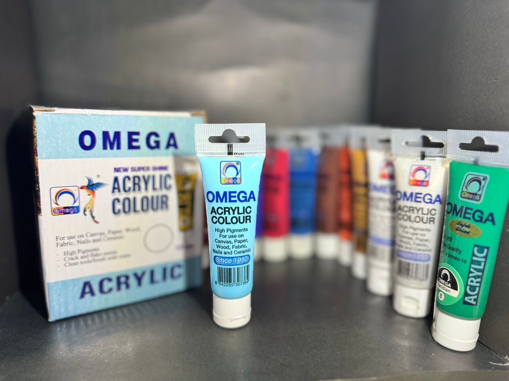 Omega Acrylic Color – Single Tube, 30 mL