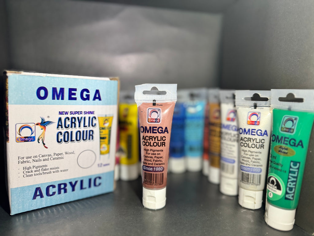 Omega Acrylic Color – Single Tube, 30 mL