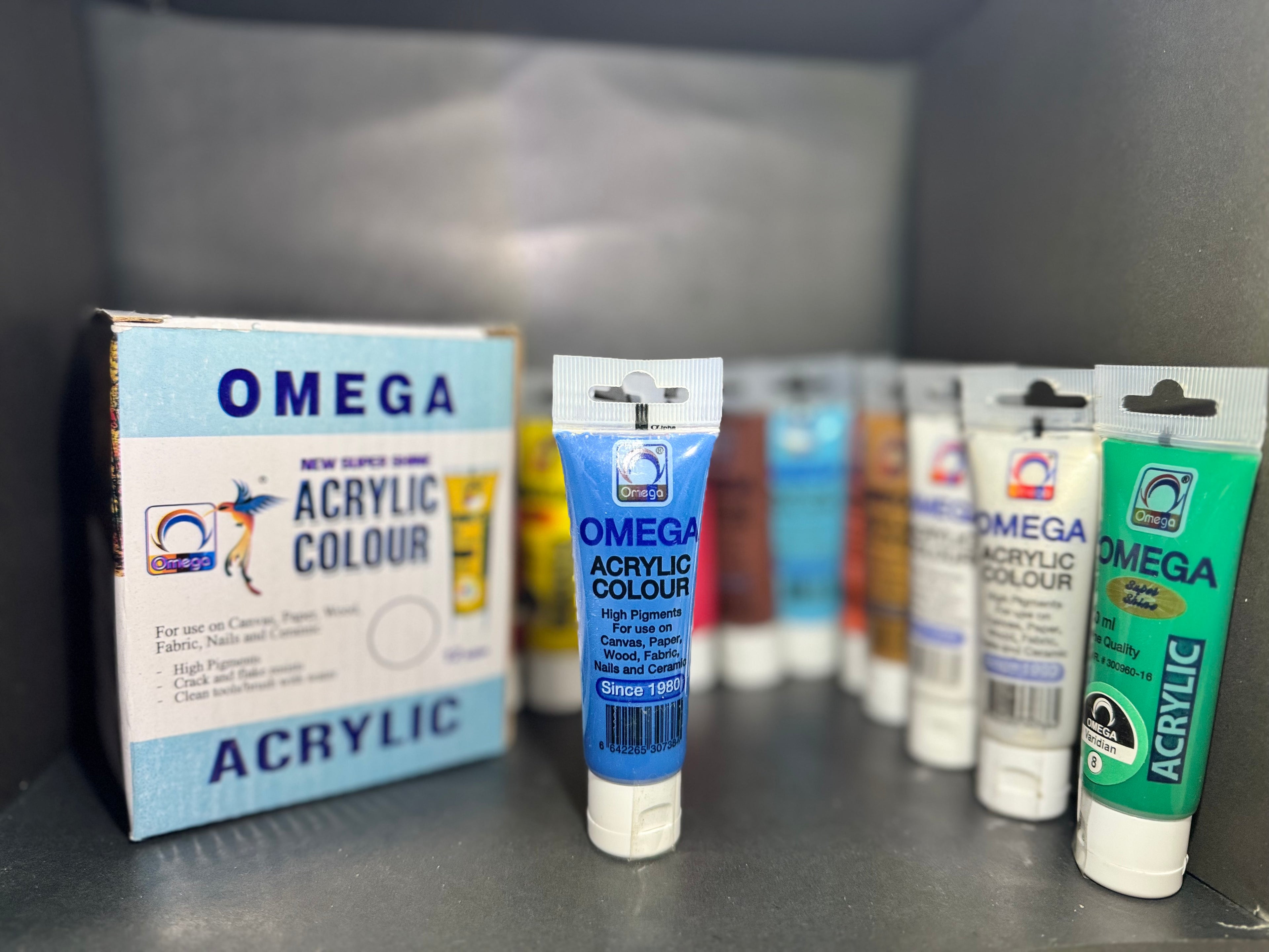 Omega Acrylic Color – Single Tube, 30 mL