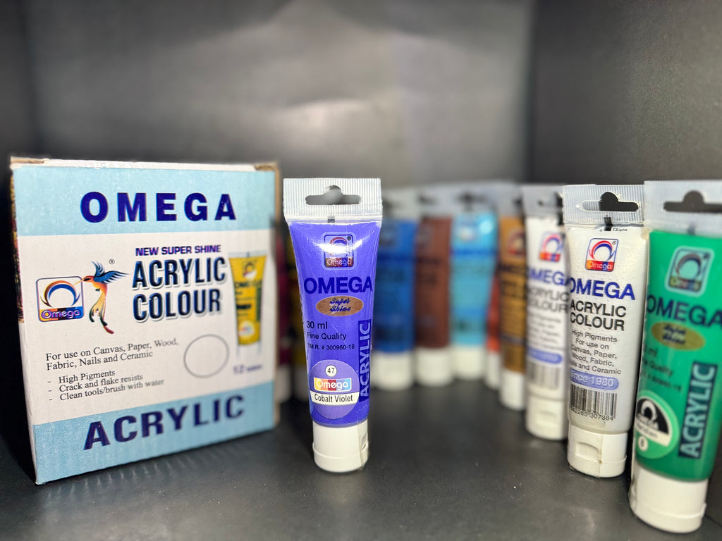 Omega Acrylic Color – Single Tube, 30 mL